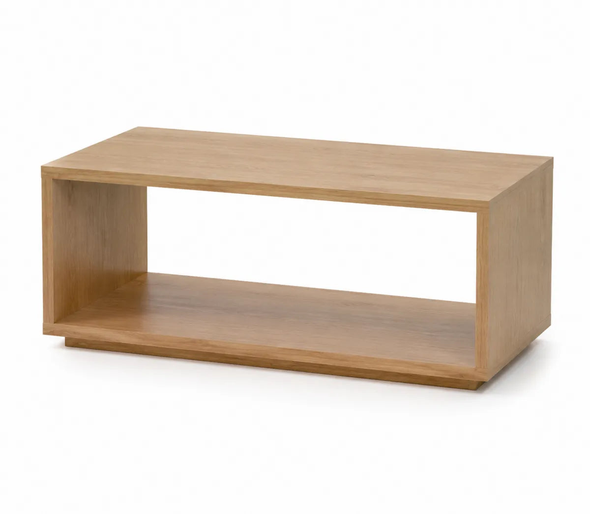 Stolik kawowy drewniany dąb naturalny 110x60x40 cm