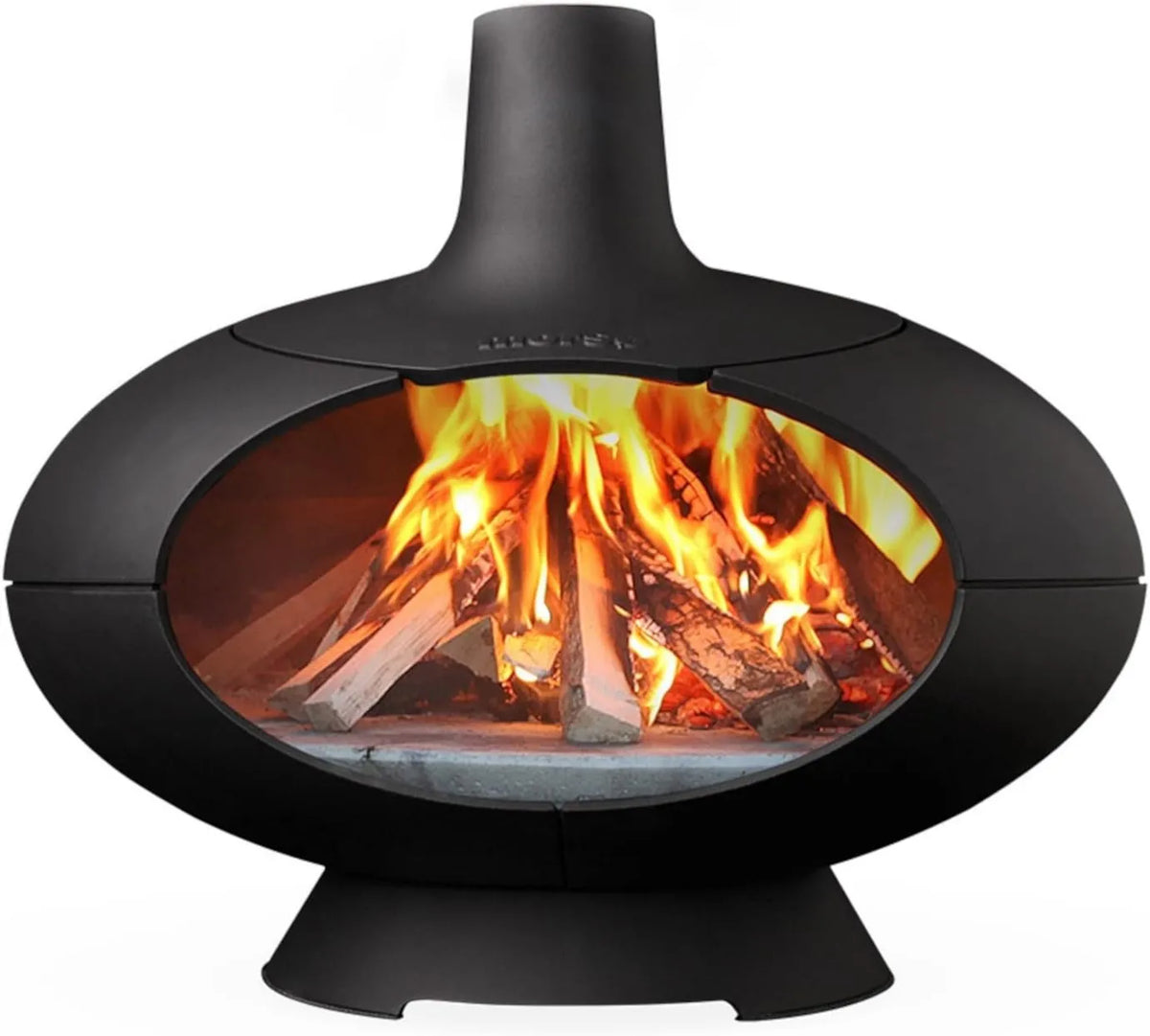 Morsø, Elektryczny mini piekarnik do pizzy, na zewnątrz, żeliwo odlewane, czarny, Grill i Palenie Żywności, Okrągły projekt z podwójną powłoką w Fonte, Pizza stone