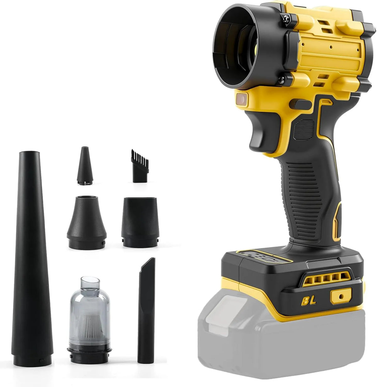 Roadtime, DeWalt Odkurzacz, 150 W, 20 V, przenośny, ssający agregat elektryczny, bezprzewodowy dmuchaw i odkurzacz ręczny 1-to- 20 V bez baterii