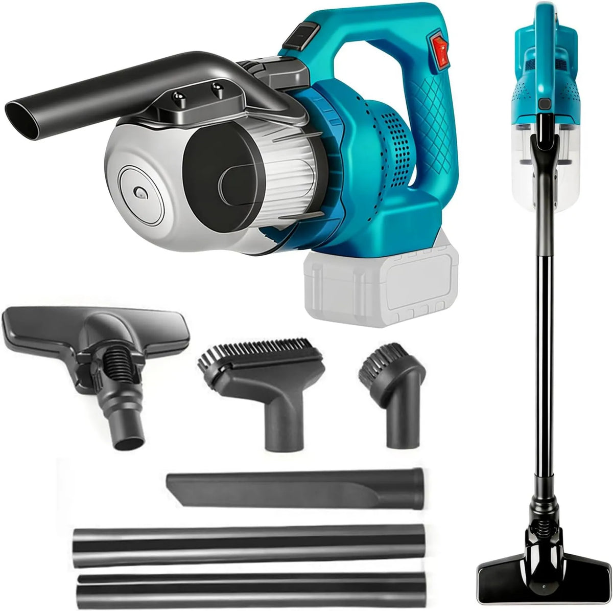 CISSIYOG odkurzacz ręczny, Makita Odkurzacz, 18 V, przenośny, 16000Pa Potężny