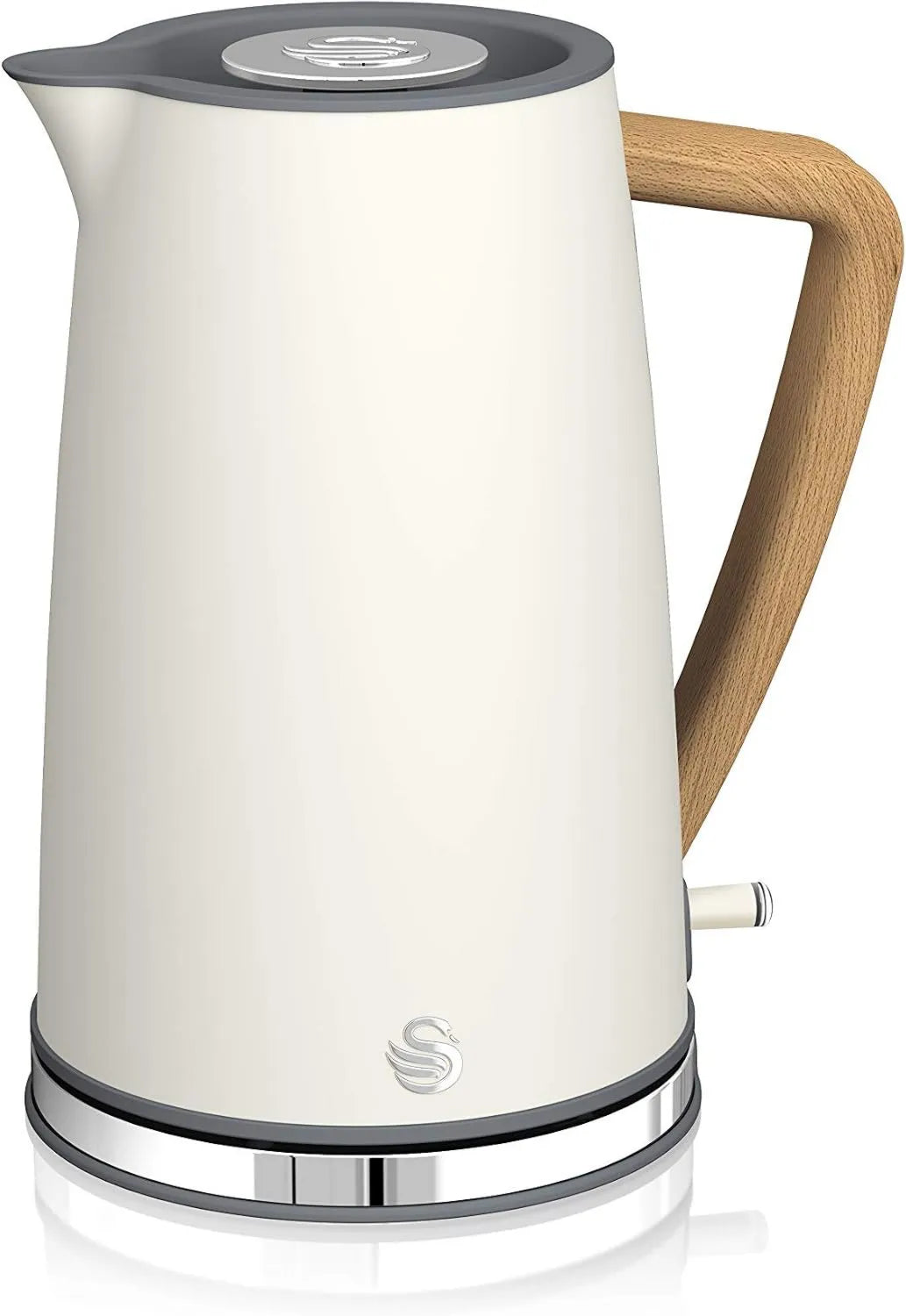 Swan, czajnik elektryczny, 1, 7 l, 2200 W, biały, podgrzewacz wody do napojów