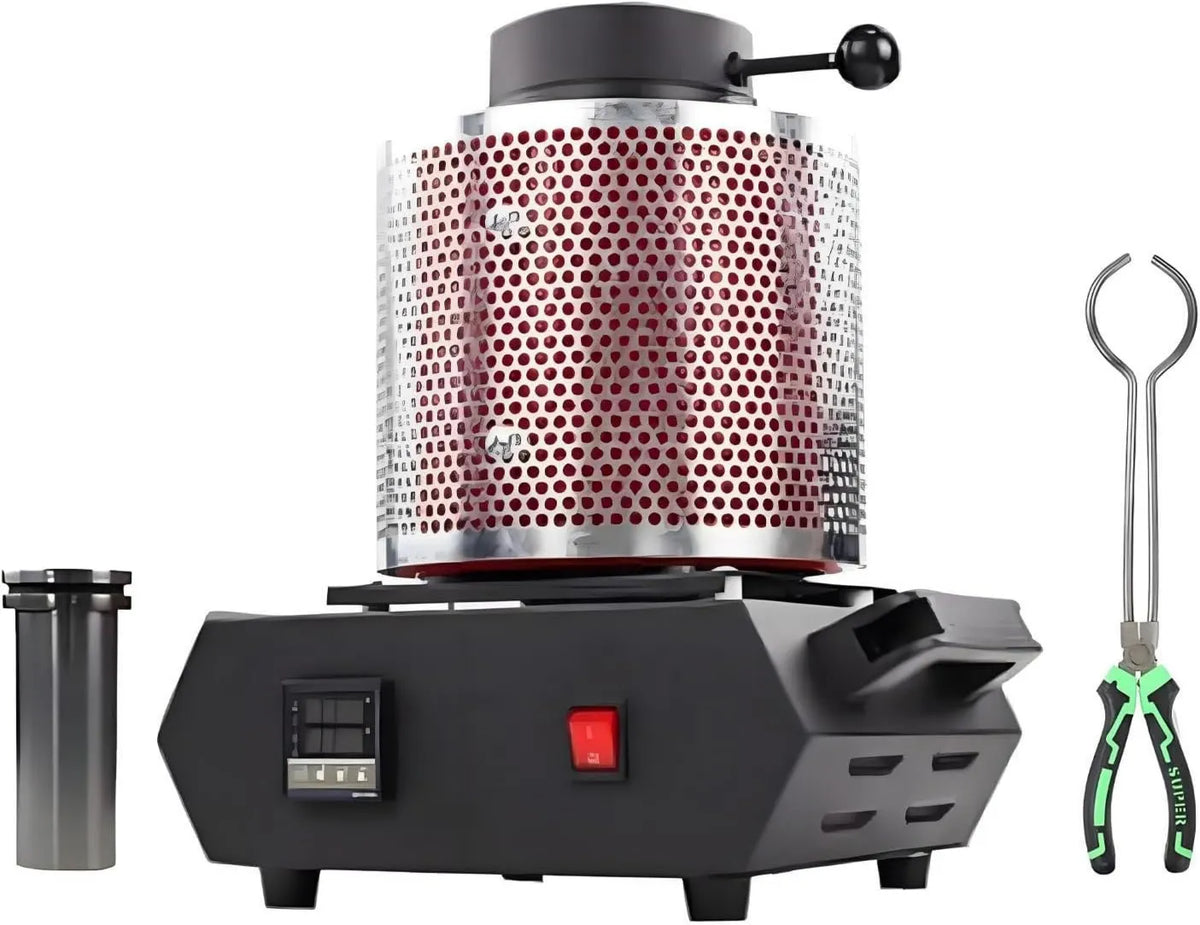 AiODiO, Piec elektryczny 220 V- 2 kg, 1750 W, 220 V, żeliwo, 2 strefy temperaturowe, temperatura max 2102 ° F 220 V-2 kg