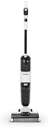 THOMSON odkurzacz pionowy, Odkurzacz, THVCO235 W 2-in-1, duży zbiornik, biały, autonomia 45min, zbiorniki 520 ml / 460 ml, akumulator 22, 2 V, filtr HEPA, 22, 2 V 2-en-1 520 ml/460 ml