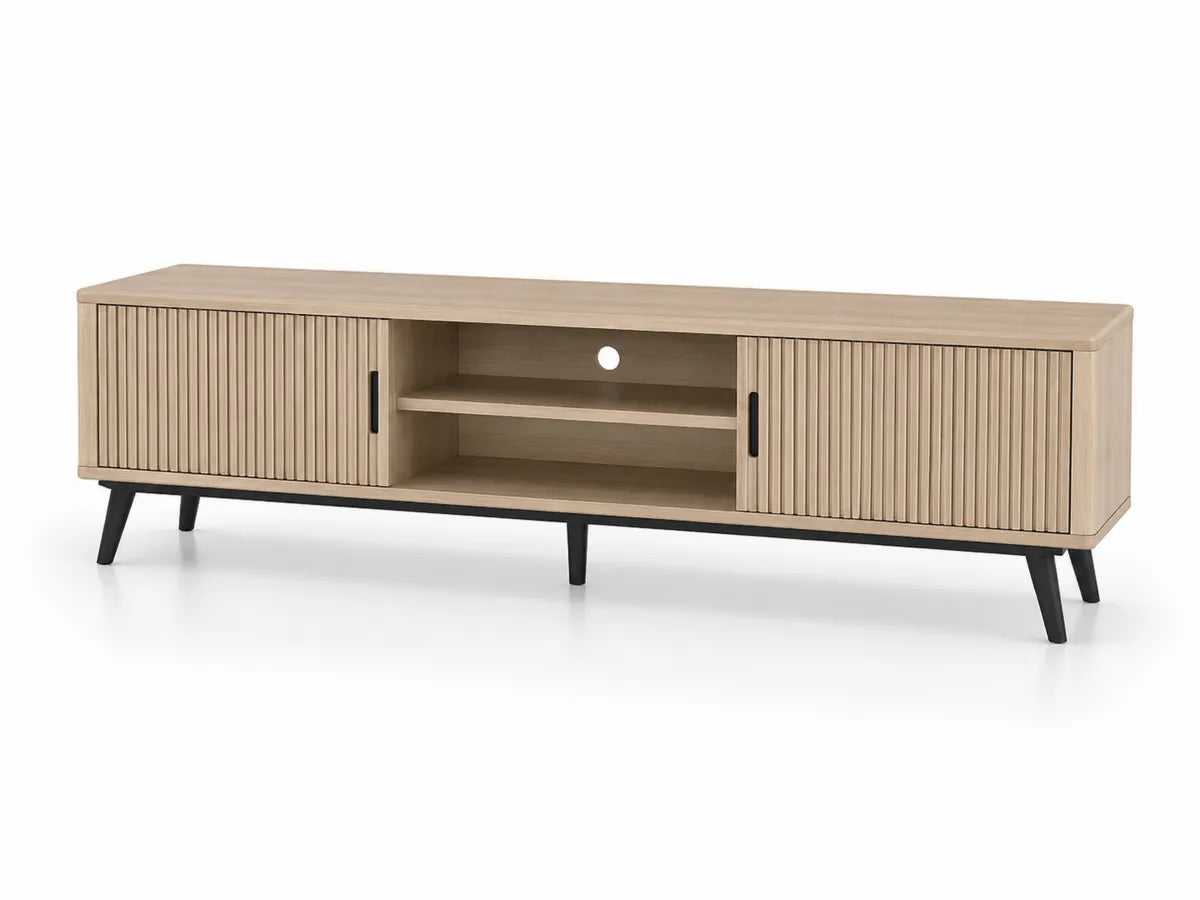 Szafka RTV drewniana z półkami 180x40x50 cm