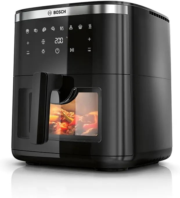 Bosch MAF671B0 frytkownica beztłuszczowa, 7,2 l, 7 programów, Air Fryer Serie 6, podświetlane okienko, do 65% szybsze gotowanie