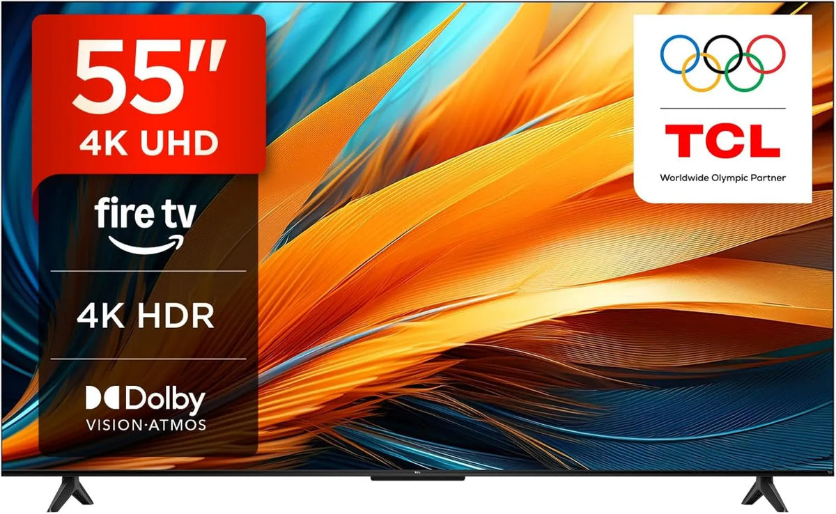 TCL telewizor, 55PF650 Airplay2 Smart TV, 55 cali, TV, 4K UHD, HDR, Sound Dolby, HDR 10, Dolby Atmos, Dolby Vision, DTS, Smart LED Fire TV, Alexa built- in