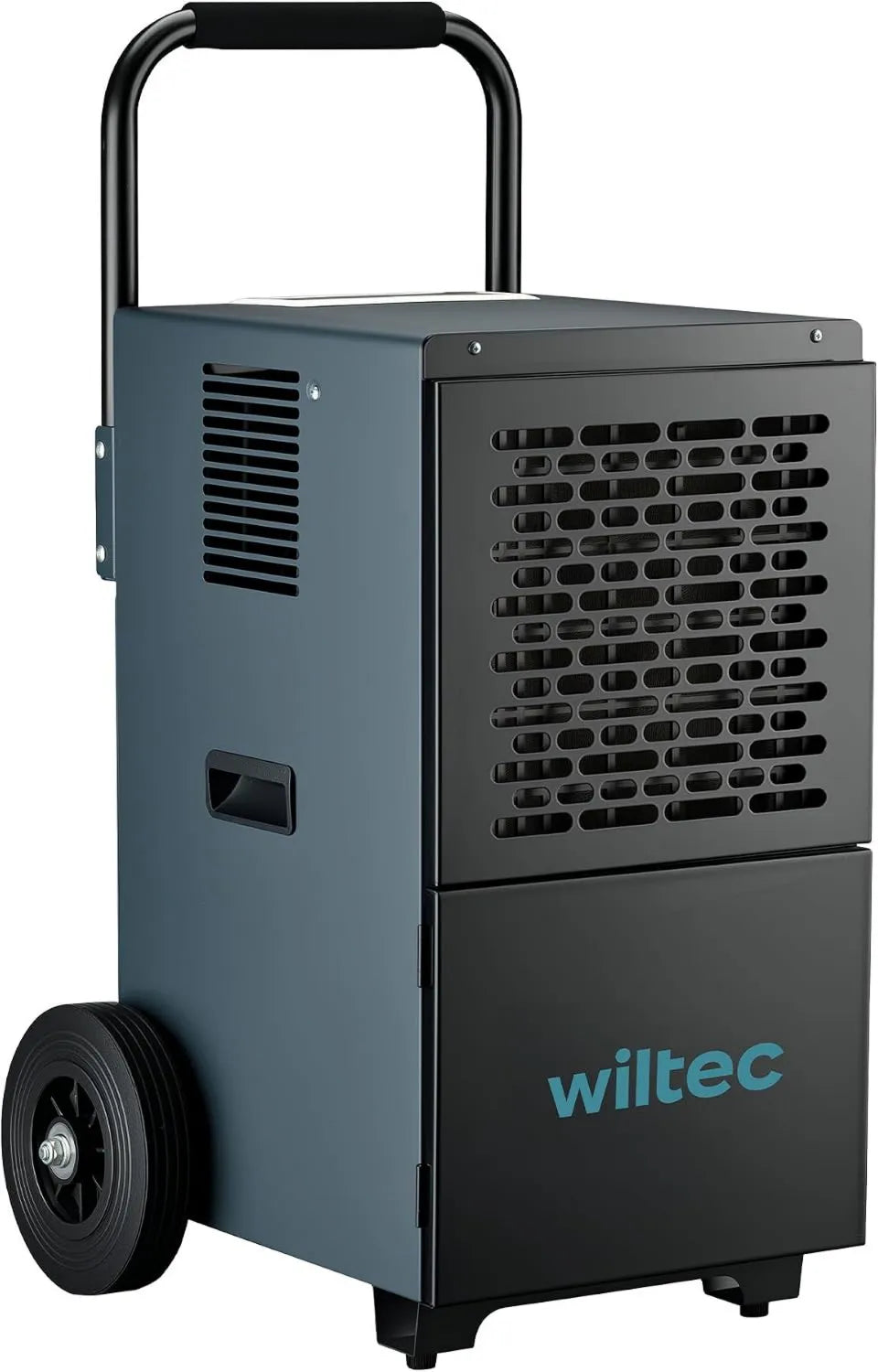 WilTec osuszacz powietrza, Denawidator, 89, 5 x 48, 5 x 46, 7 cm, 7 l, zegar, duży zbiornik, 130 m² max, 50 litrów / dobę, uchwyt i zegar 24 h
