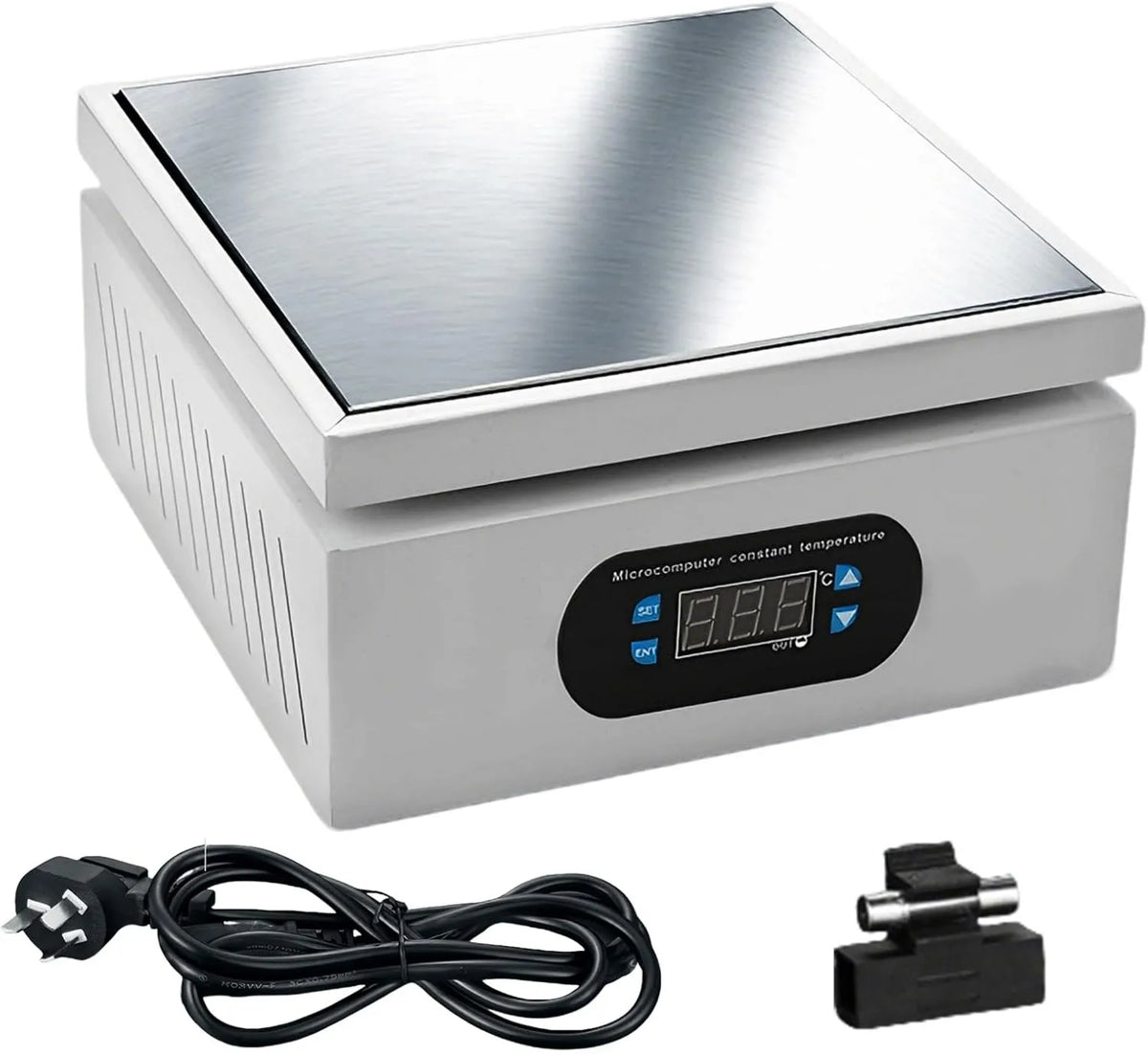 Zephviora, Elektryczny grzejnik, 800 W, 0 do 400°C, wyświetlacz LCD, cyfrowy LCD