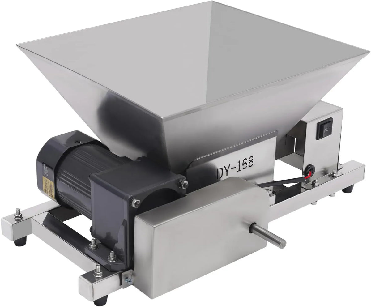 XIAYUHE, Elektryczny młyn owocowy, Frez i chleb, 60 W, 20 kg / h, 4 l, Z przekładnią, Plastikowe osłony ochronne, 1600 obr. / min