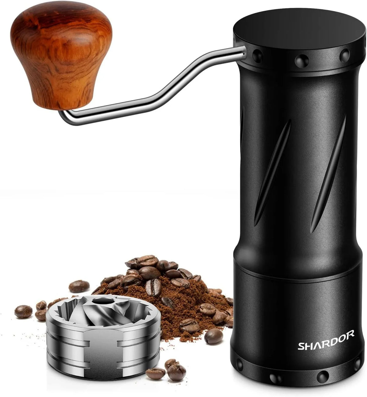SHARDOR, Mill, młyn do ziaren kawy, profesjonalny, stal nierdzewna, SHADOR