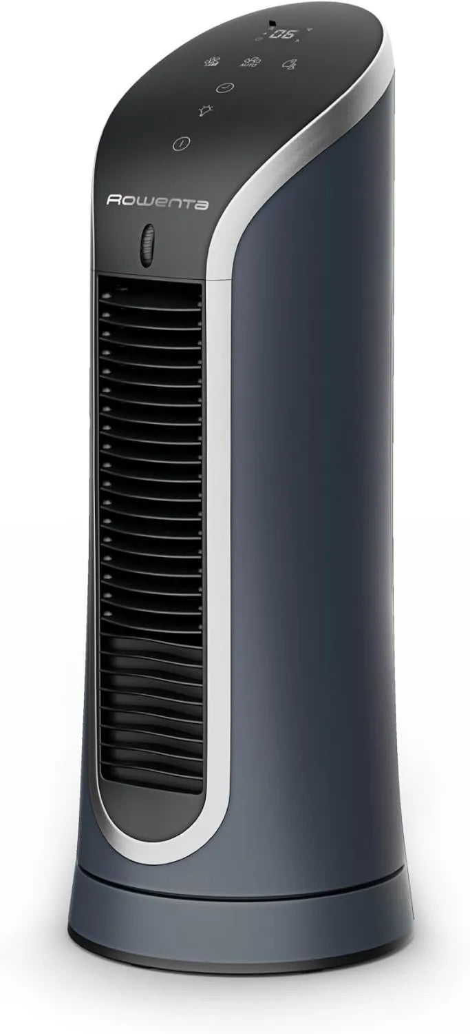 Rowenta, VU6220 Wentylator, cichy, czarny, wentylator cyrkulacyjny powietrza, Eole Compact
