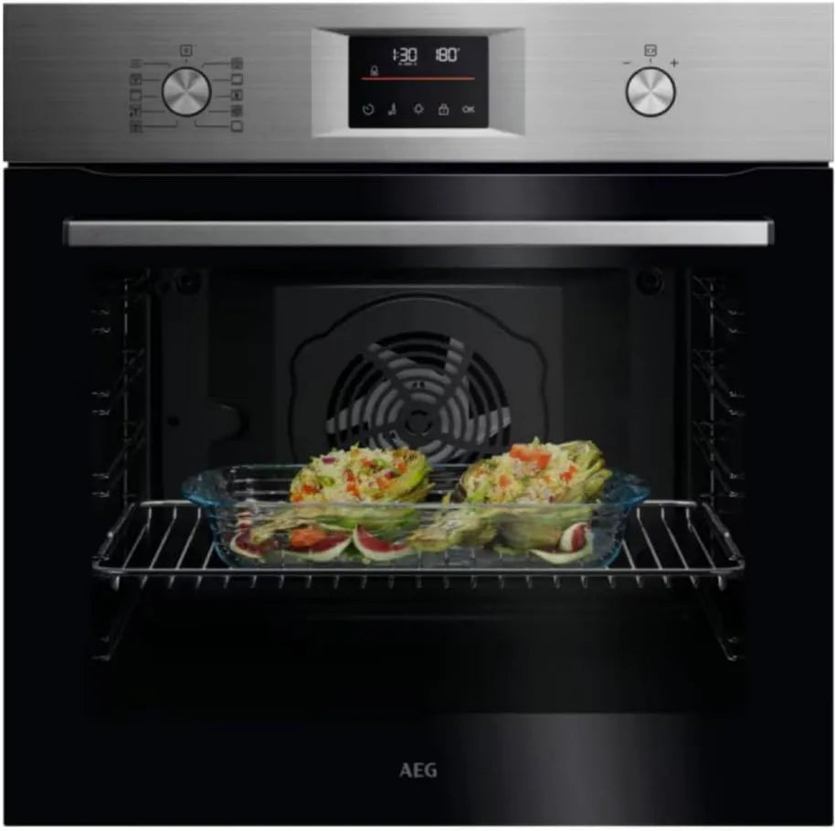 AEG piekarnik do zabudowy, Piec elektryczny Series 5000 OR5PB40SM, 72 l, 2990 W, zwrotny, szary OU5PB40SM