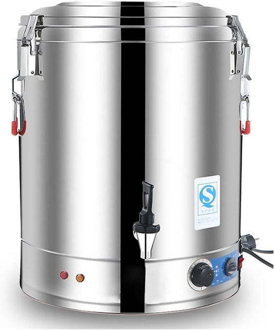 YXCMD, Grzejnik elektryczny, 40 l, 2800 W, profesjonalny, restauracja, stal nierdzewna, kocioł ze stali nierdzewnej z regulacją cyfrową
