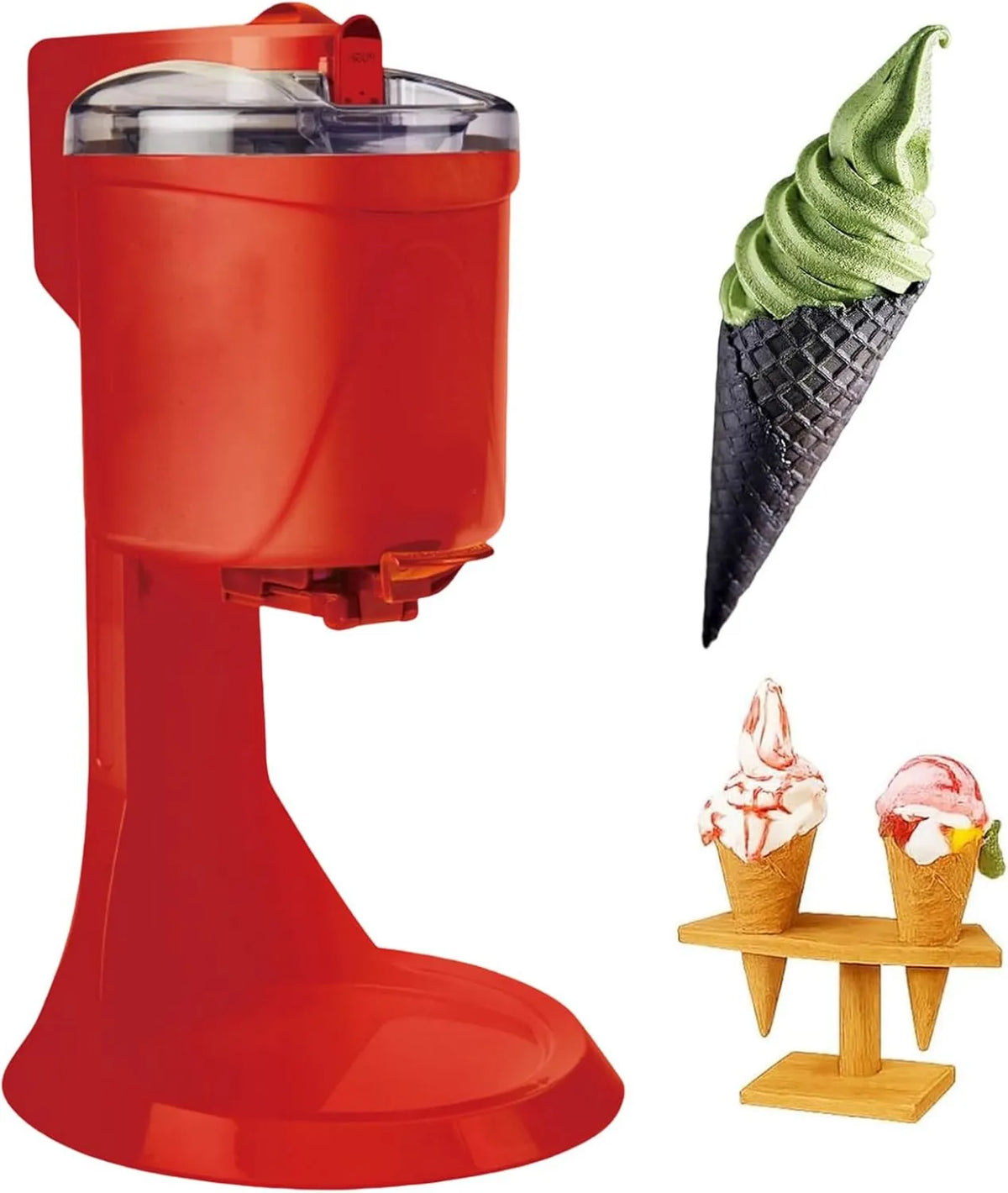Xjymposium, Cornet maszyna, Creme maszyna, 220 V, 1000 ml, czerwony