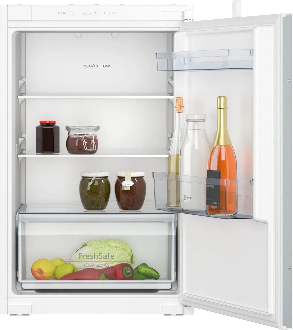 Neff, KI1211SE0 Lodówka, 136 l, 88 x 56 cm, 35 dB, do zabudowy oświetlenie LED