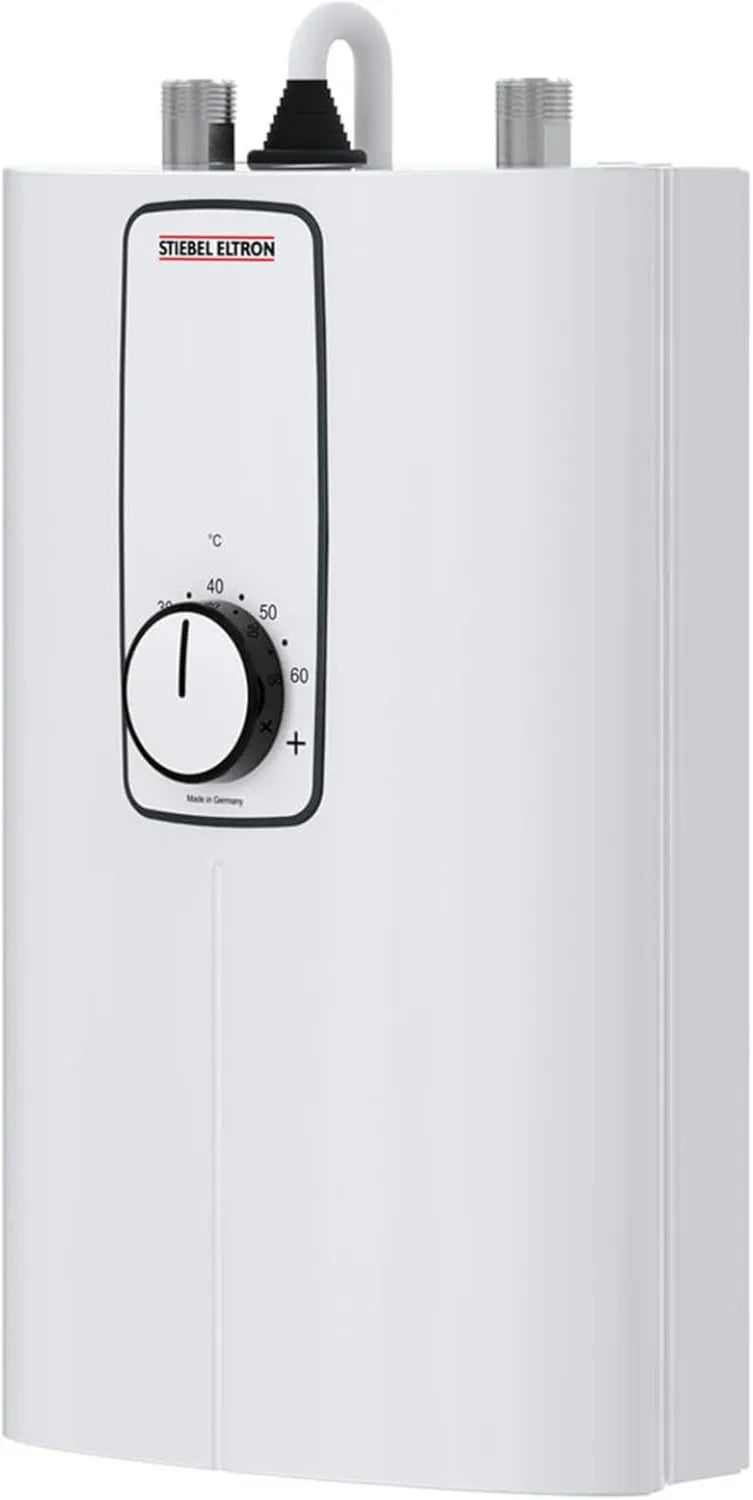 Elektryczny podgrzewacz wody, 13 kW, 400 V, STIEBEL ELTRON Elektroniczny kompaktowy ogrzewacz przepływowy DCE, o przełączanej mocy 11/13 kW do kuchni