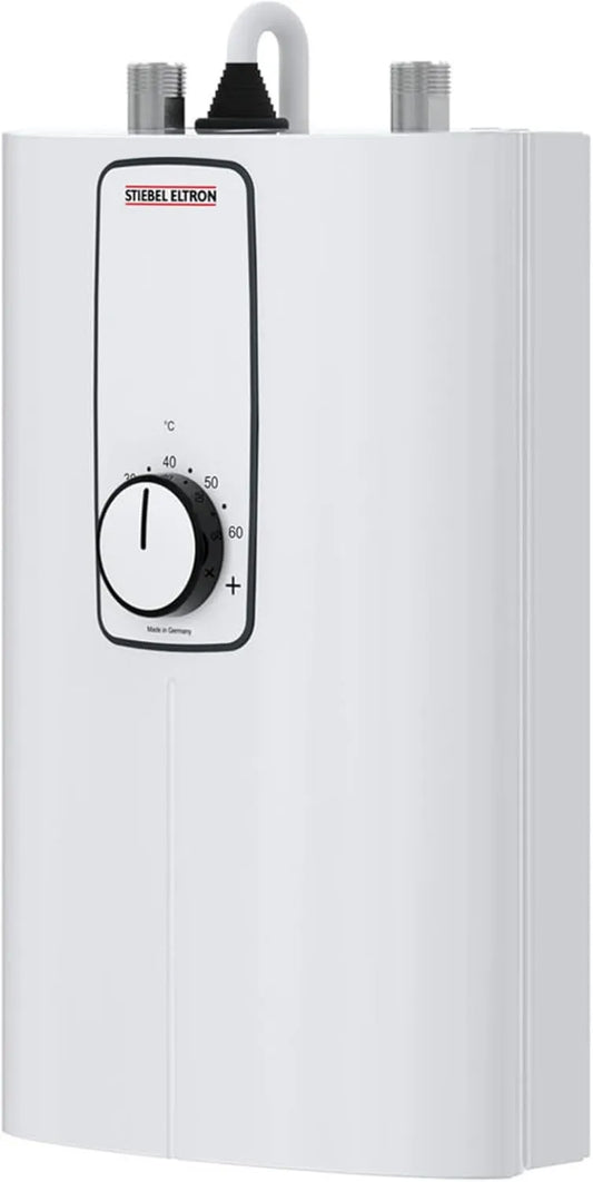 Elektryczny podgrzewacz wody, 13 kW, 400 V, STIEBEL ELTRON Elektroniczny kompaktowy ogrzewacz przepływowy DCE, o przełączanej mocy 11/13 kW do kuchni