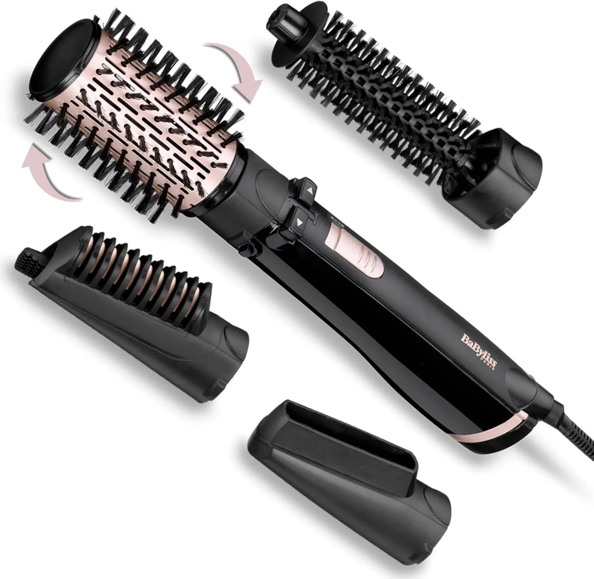 BaByliss, Akcesoria do AS200E, czarny, kawałek i akcesoria, szczotka do dmuchawy rotacyjnej
