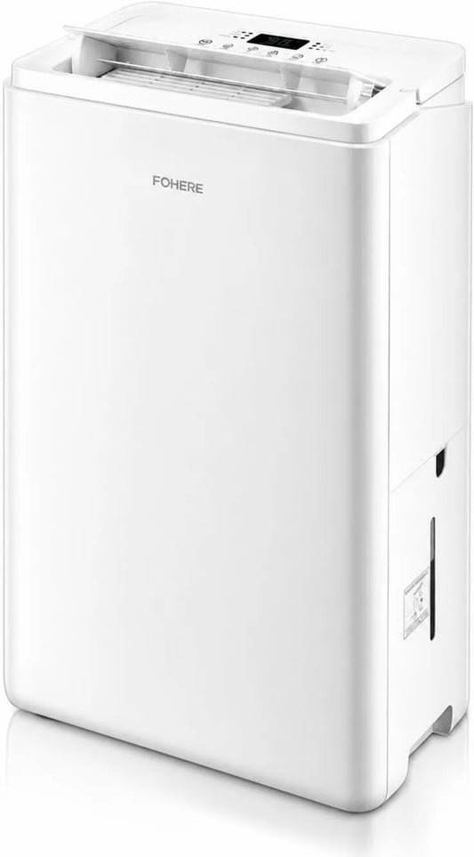 FOHERE osuszacz powietrza, Denawilżacz, 4, 2 l, 30 l / 24H, zegar, WiFi, oscylacja, duży zbiornik, 24H minutnik przeciwwilgociowy 30 l/24H