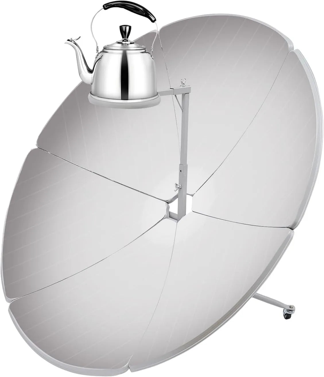 TENNIEX kuchenka turystyczna, Naczynia kuchenne z piekarnikiem, 150 cm, 1800 W, przenośne, para, kemping, wysokiej wydajności paraboliczny słoneczny piekarnik