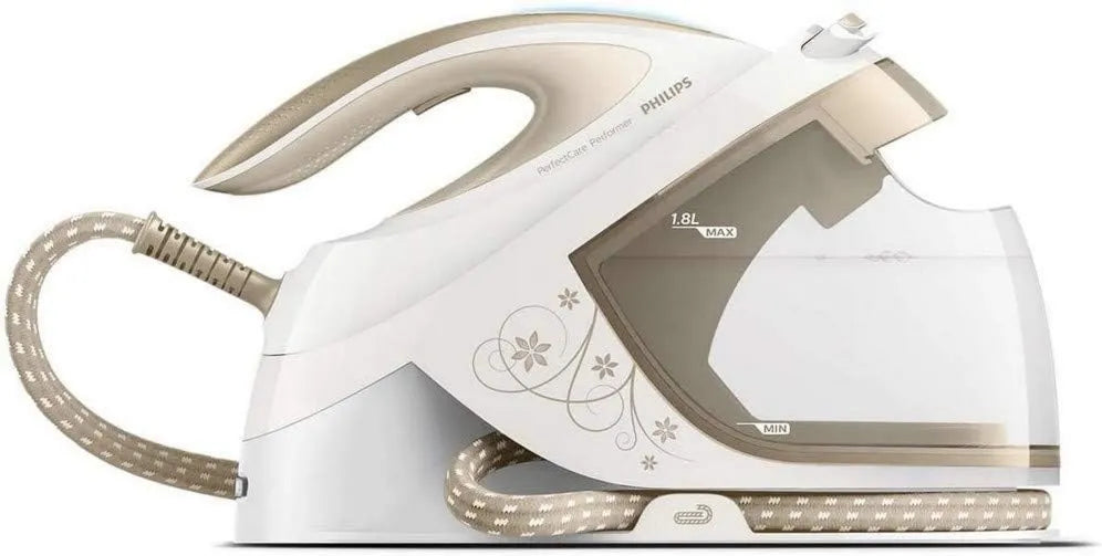 PHILIPS generator pary, W 1 GC8750 / 60 420 g / min, biały Ironning Center 2600 W 6.5 bar, GC8750 / 60 para Plant 2600 W 1.8 l para SoleGlide Plus Beige, 1.8 l GC8750/60