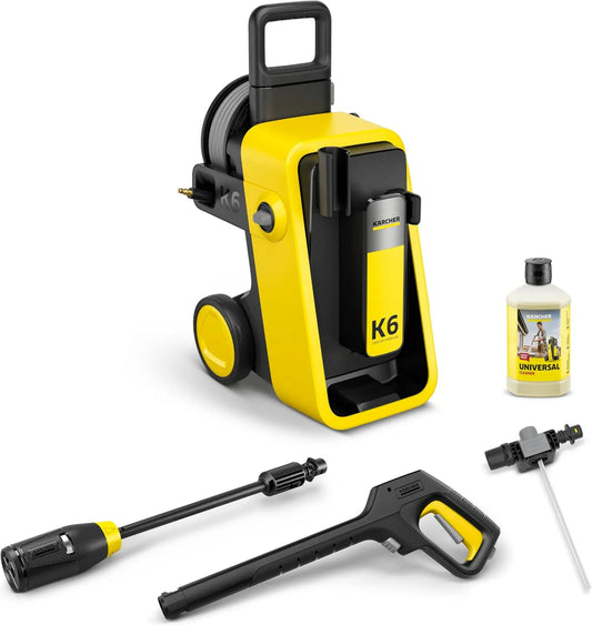 KÄRCHER, K 6 4- in-1 Wysokie ciśnienie, Ciśnienie: 1 0 Bar, Waga: 18, 2 g, Przepływ: 510 l / h, Powierzchnia: 50 m² / h, 18, 2 kg 4-en-1