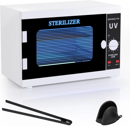 HomdMarket, Sterylizator, Szafa, Elektryczne urządzenia do sterylizacji, Szafa do czyszczenia i dezynfekcji UV, 12 l, 185 nm, Zegar, dekoracja pokoju dziennego
