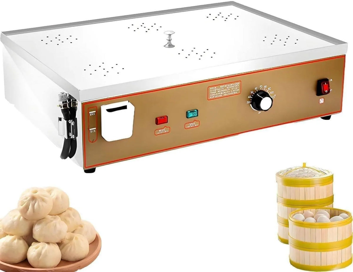 JINTVO, 6ots kuchenka, 30 do 110°C, bezpłatna instalacja, para, profesjonalne, funkcja ogrzewania, do Briochs Dim Sum Et 6holes