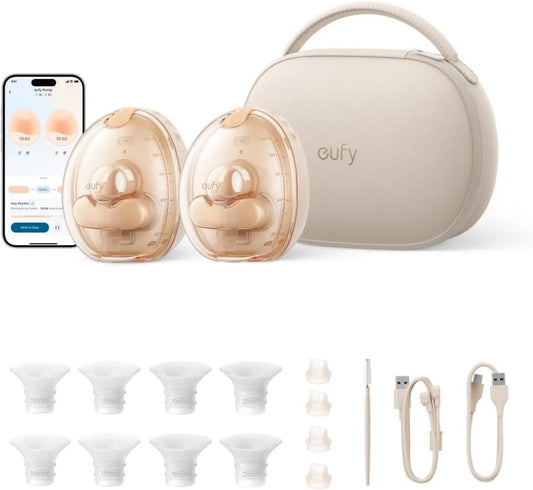 eufy Security, Pompa do mleka, S2 Pro elektryczna pompa do karmienia piersią z podgrzewanym masażem, eufy