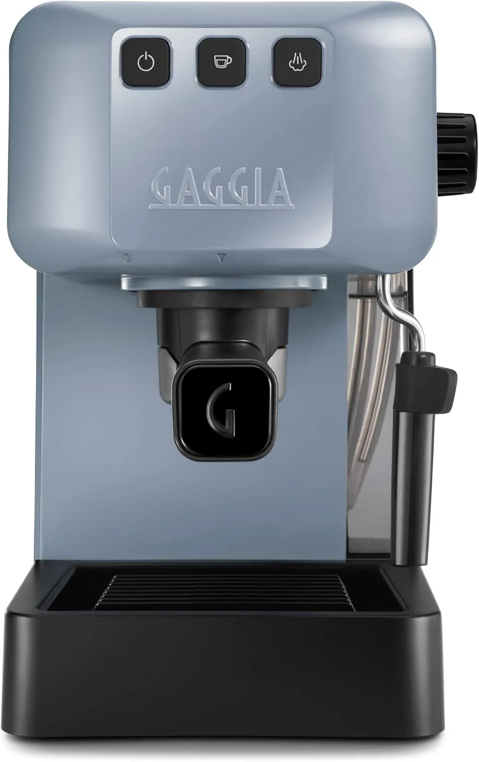 EG2109 ekspres ciśnieniowy, 15 bar, 53 mm, 2 filiżanki, praca automatyczna, Gaggia Grey ręczny ekspres do kawy do espresso, mielone lub gofrowe