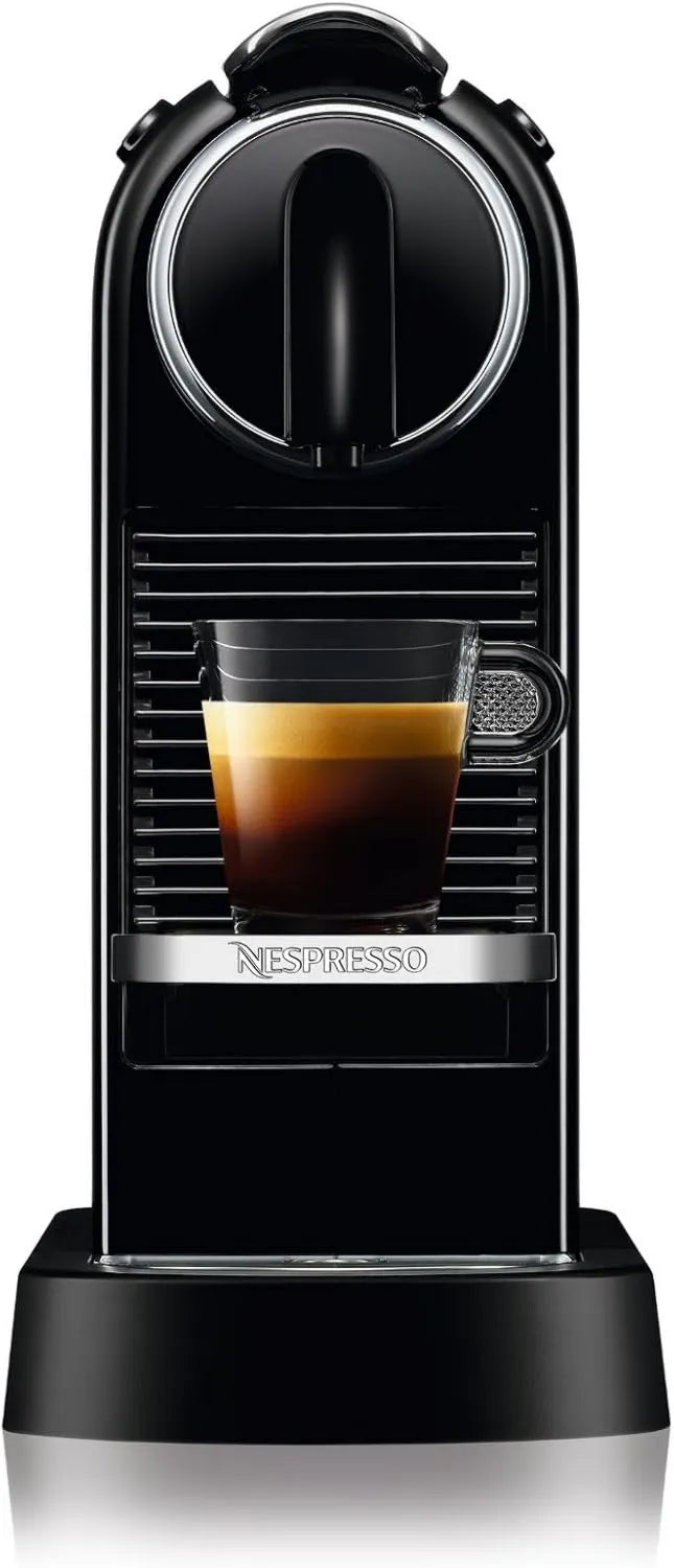 Nespresso, ekspres do kawy Caf, czarny, do espresso