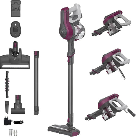 Hoover odkurzacz pionowy, HF110P 30min Odkurzacz, 0, 9 l, 22 V, LED Electrobross, duża pojemność 0, Park & GO Pozycja, czas pracy