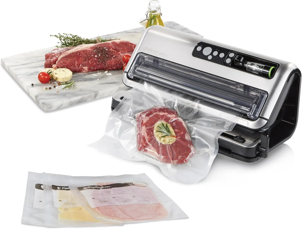 FoodSaver pakowarka próżniowa, FFS006X sprzęt do odkurzania żywności, maszyna, uszczelnienie próżniowe, profesjonalny, rolety i frezarki