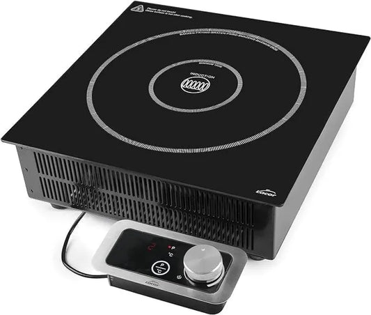 Suinga płyta grzewcza, Płyta indukcyjna IPX3, 12 cm, 3500 W, stół indukcyjny do gotowania, przenośny, profesjonalny, stal nierdzewna, czarny, 10 poziomów mocy