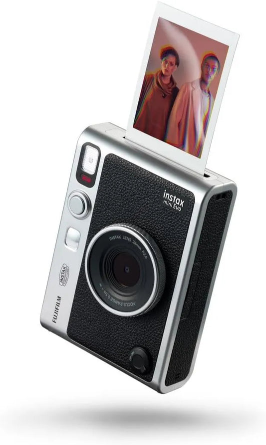 Drukarka, instax Mini EVO Black-C. Aparat i drukarka z 2,7-calowym ekranem LCD, 10 efektów obiektywu i 10 efektów filmowych