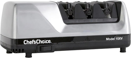 Chef's Choice, Noże, profesjonalne, stal nierdzewna, szara