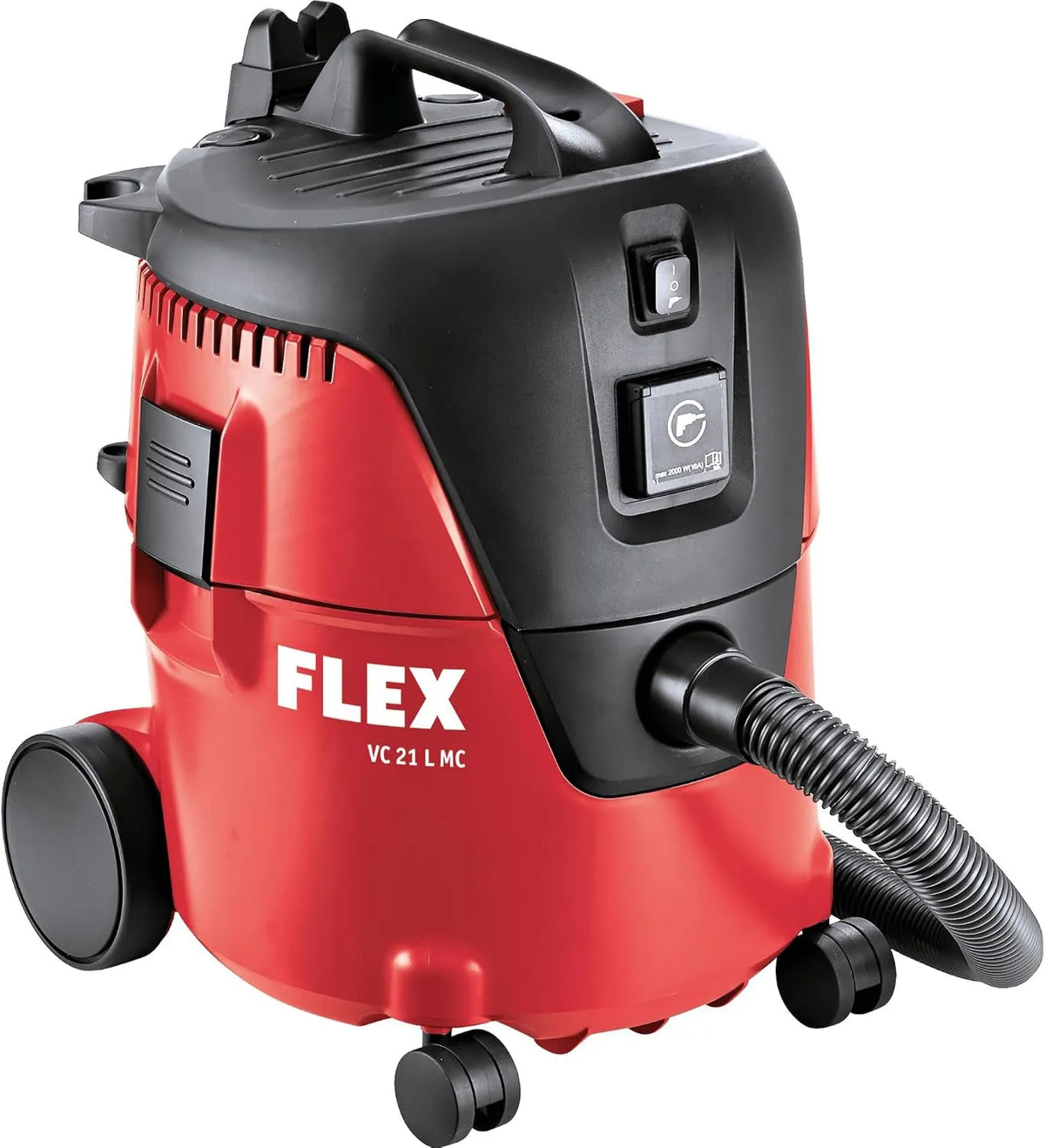 Odkurzacz, 1250 W, 3600 l, Flex Odkurzacz bezpieczeństwa VC 21 L MC, odkurzacz warsztatowy z ręcznym czyszczeniem filtra