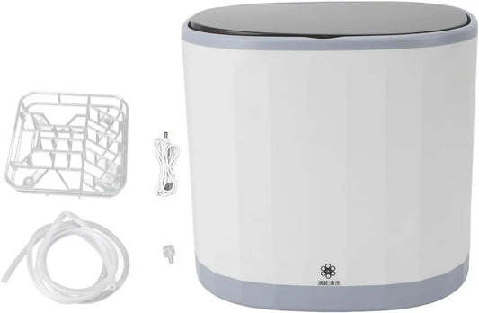 Asixxsix zmywarka przenośna, Zmywarka, USB, 360 stopni czyszczenie, czyszczenie herbaty, urządzenie do automatycznego przechowywania z uchwytem Cup Design